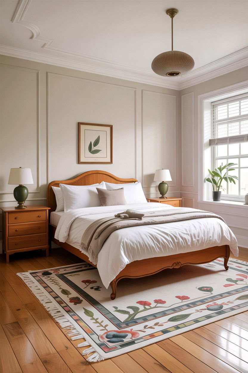 Hardwood Flooring - 30 dust-free bedroom ideas