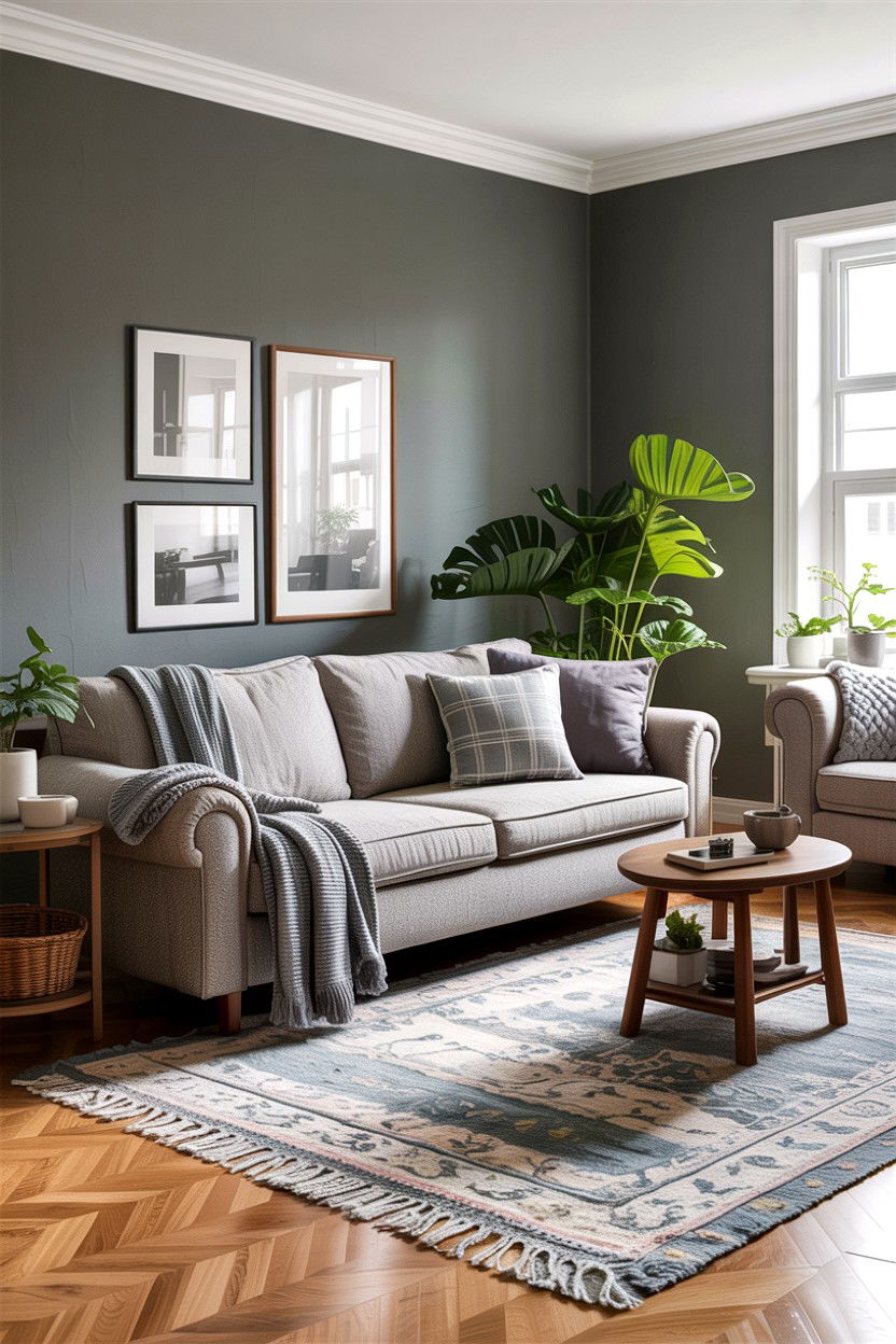 Heather Gray Living Room - 30 all gray living room ideas