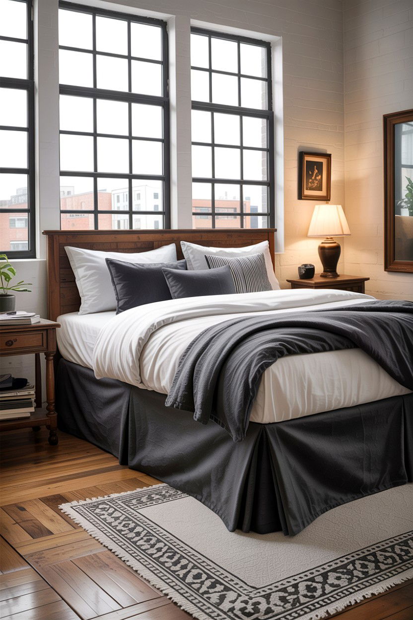 Heavy Canvas Bed Skirt - 30 bedroom bed skirts