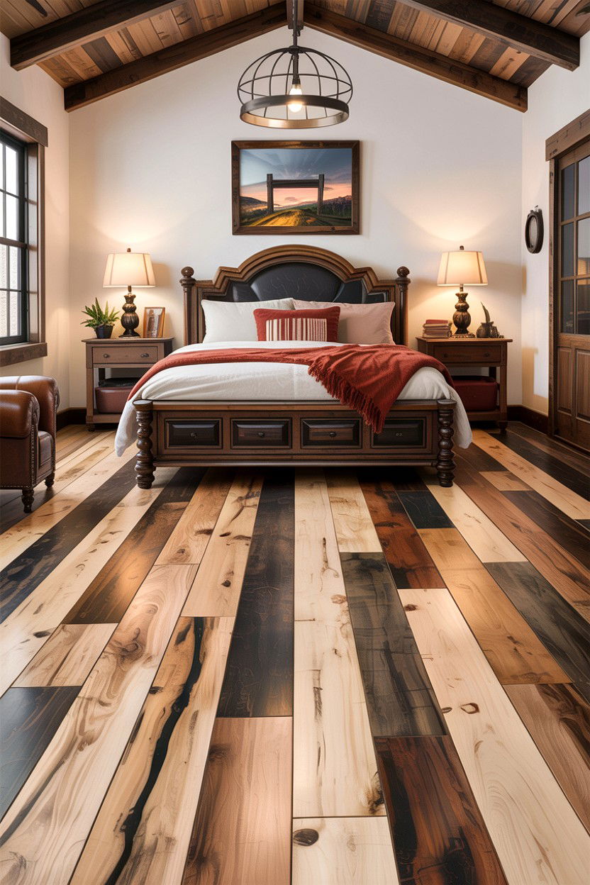 Hickory Laminate Flooring - 30 bedroom laminate flooring ideas