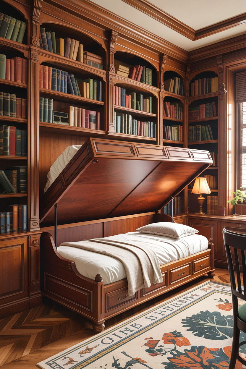 30 Bedroom Fold Down Bed Ideas to Maximize Your Space