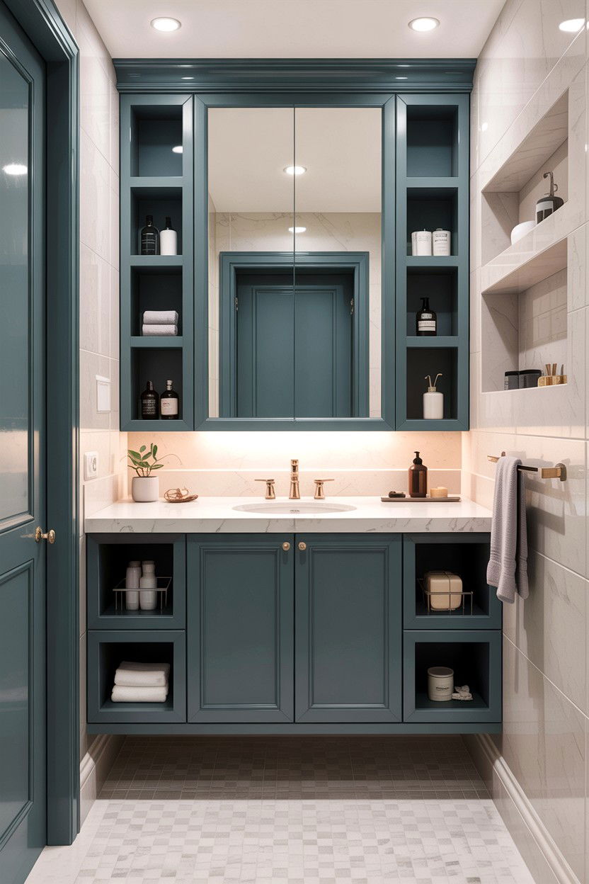 Hidden Storage Bathroom - 30 downstairs bathroom ideas