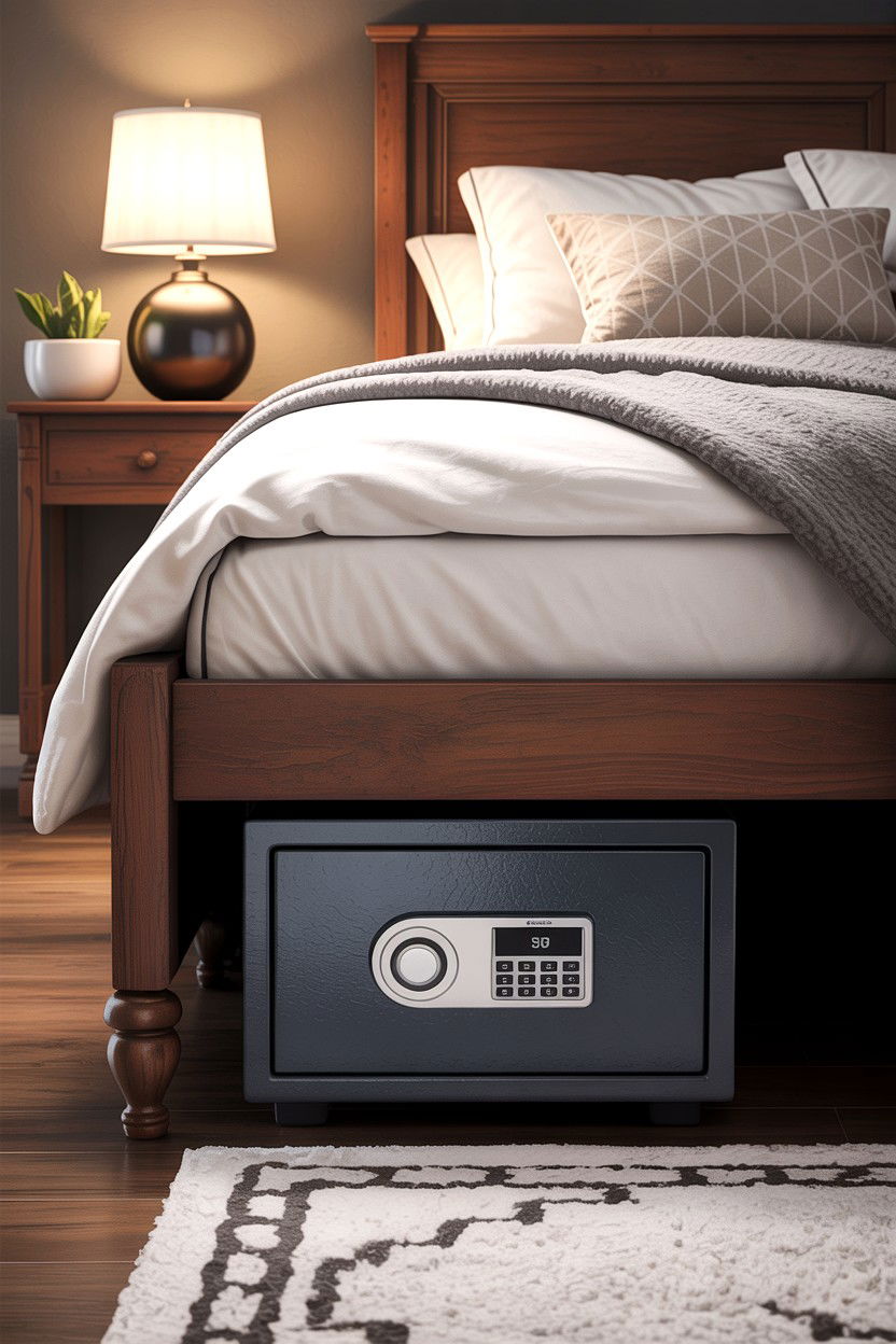 Hidden safe under bed - 30 bedroom under bed storage ideas