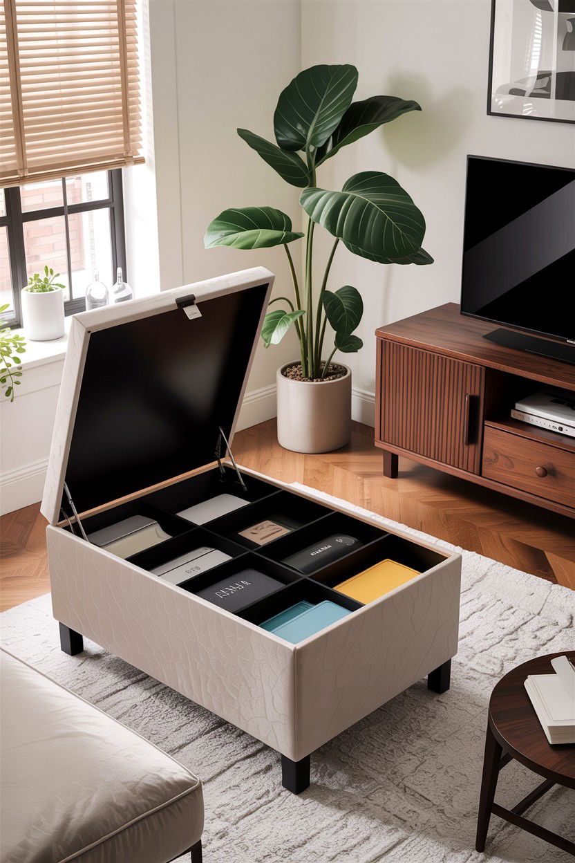 Hidden storage furniture - 30 instant living room ideas