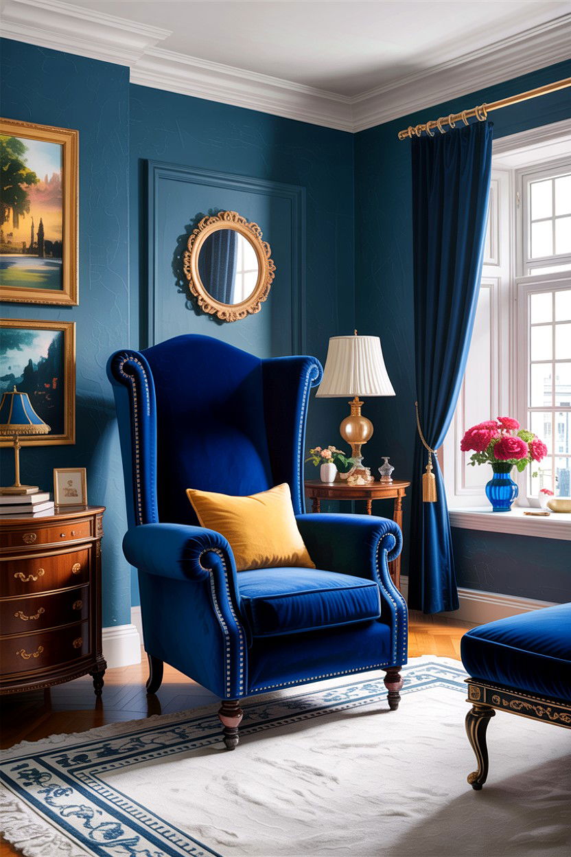 High Back Armchair - 30 bedroom chairs