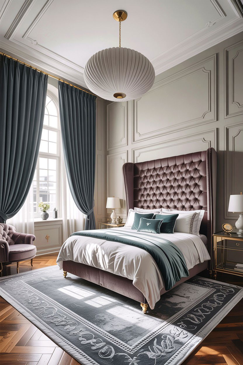 High Ceiling Bedroom - 30 apartment bedroom ideas