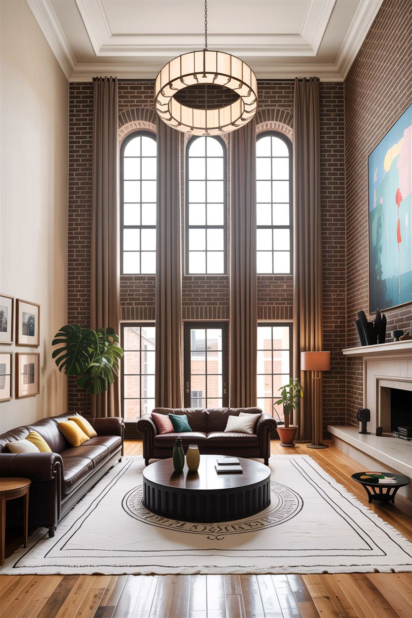 30 Exposed Brick Living Room Ideas for Urban Style