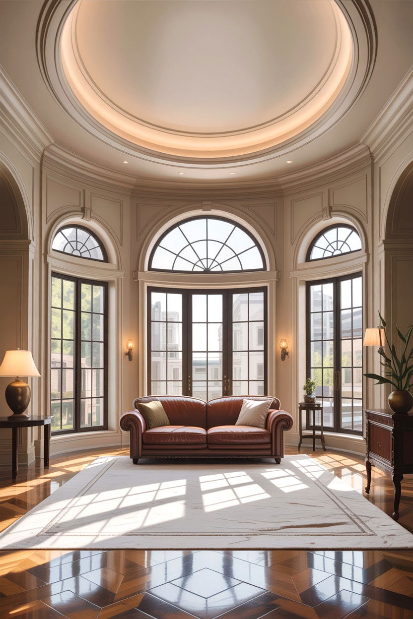 High Ceiling Cove Detail - 30 living room cove ceiling ideas