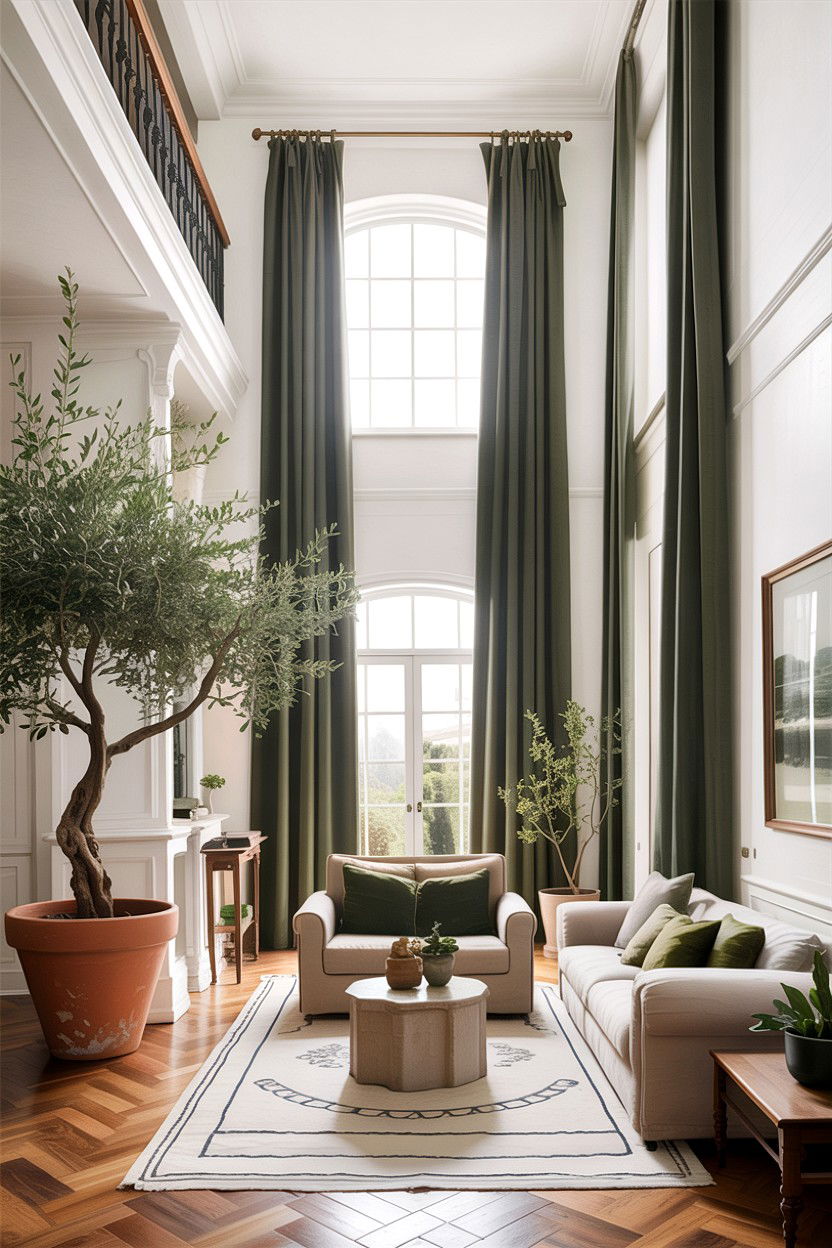 High Ceiling Living Room - 30 California casual living room ideas