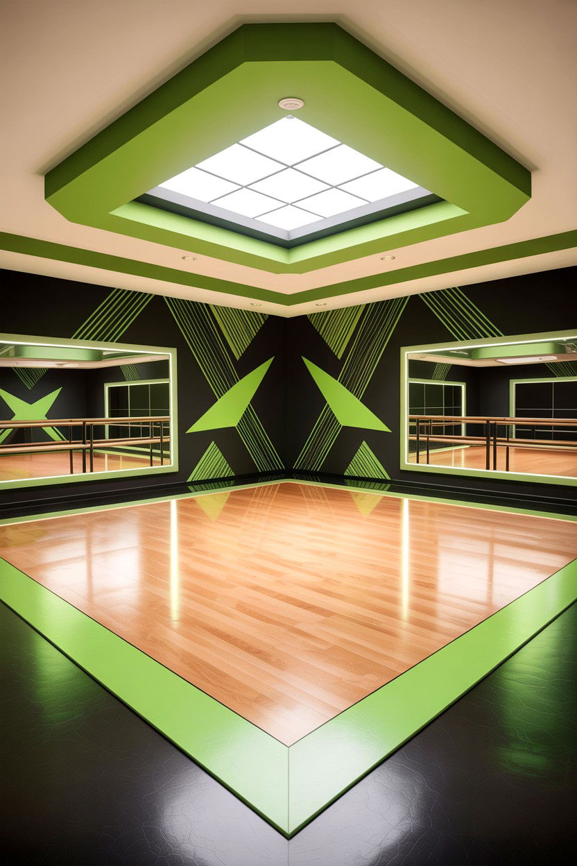 High Energy Dance Room - 30 dance bedroom ideas