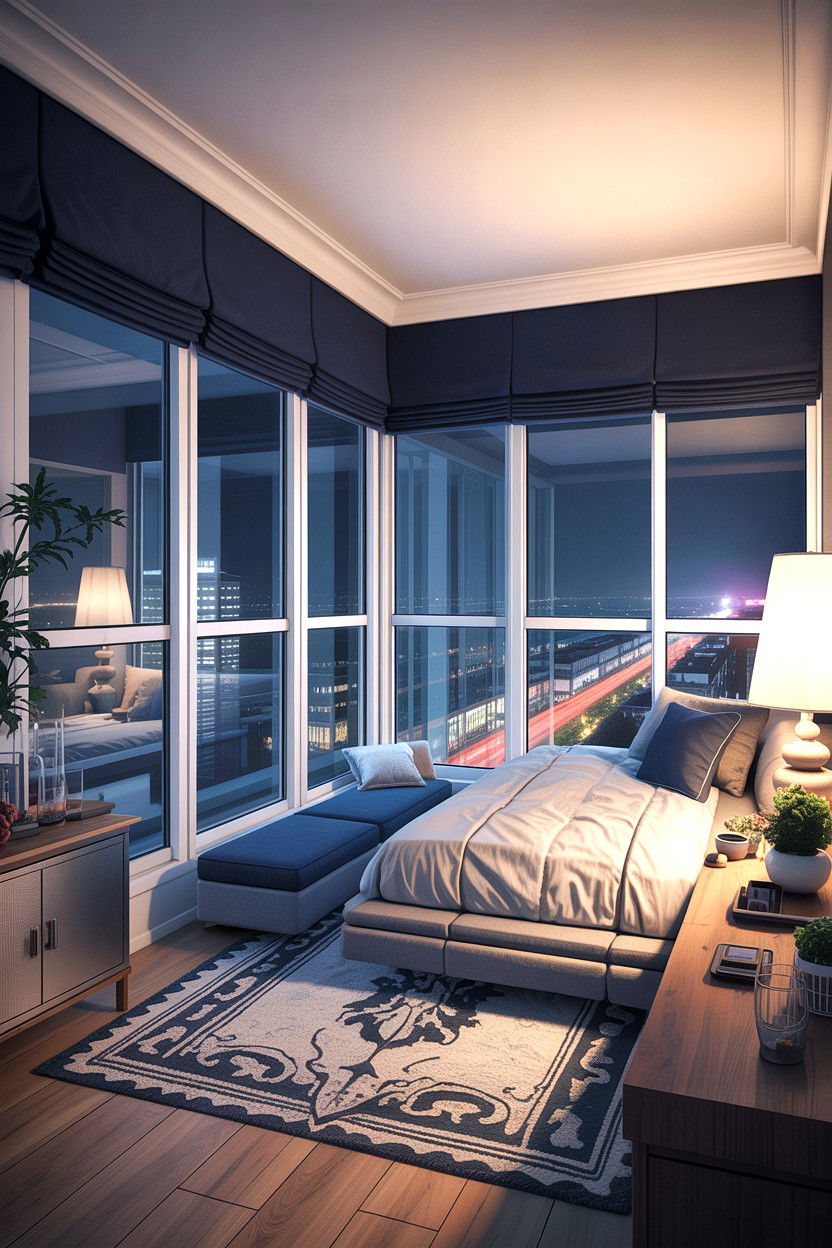 High Rise Bedroom Terrace - 30 bedroom with terrace ideas