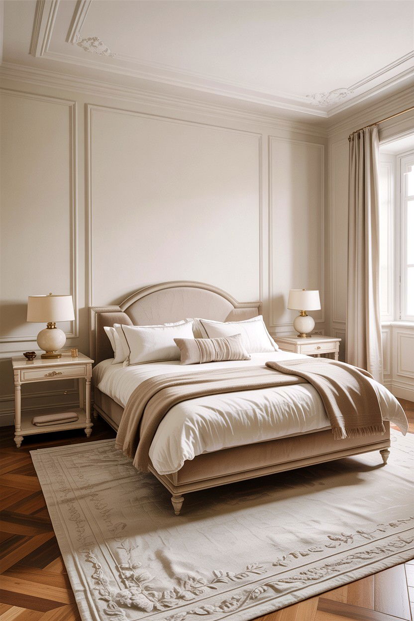 High end monochromatic bedroom - 30 high end bedroom ideas