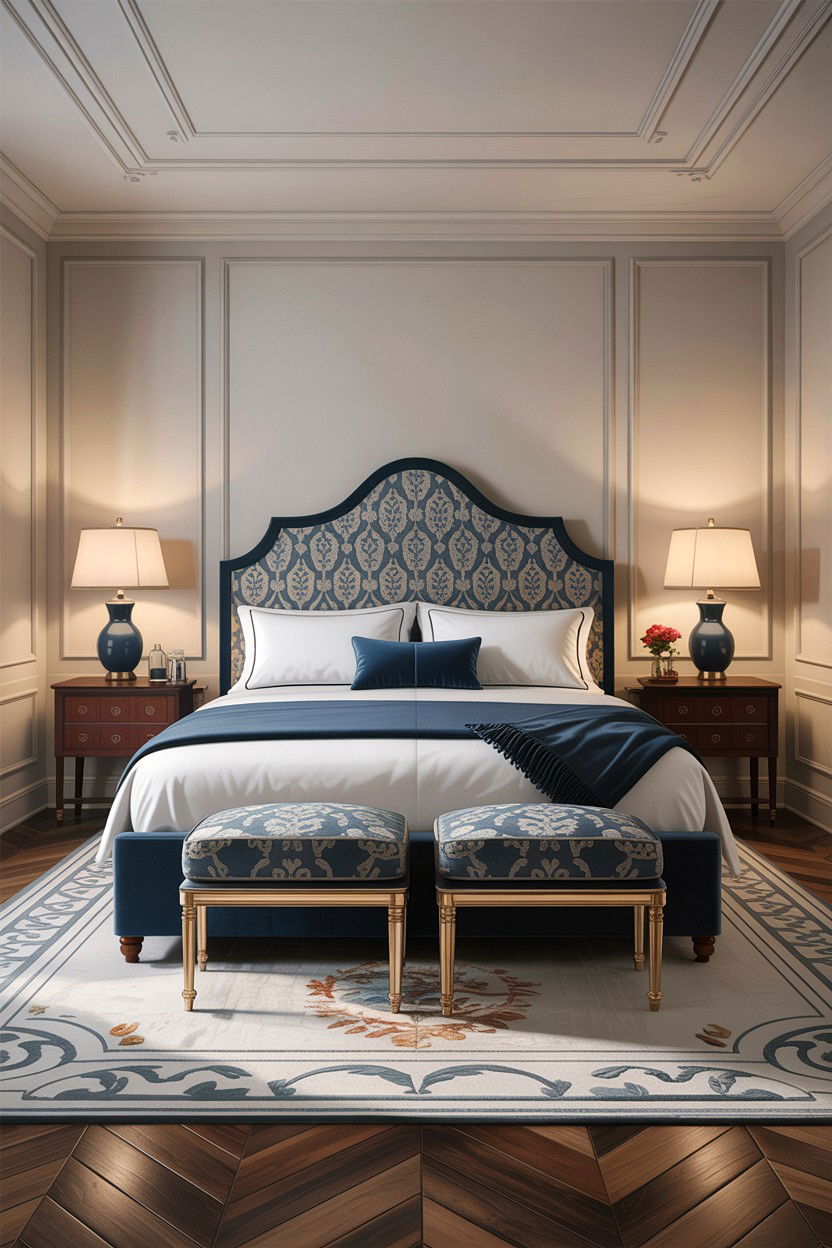 High headboard ottoman bed - 30 bedroom ottoman bed ideas