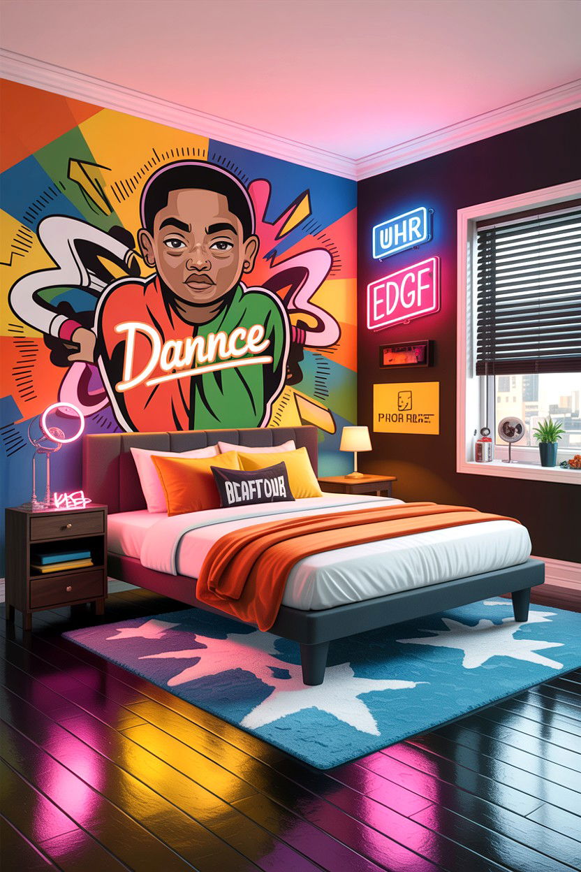 Hip Hop Dance Bedroom - 30 dance bedroom ideas