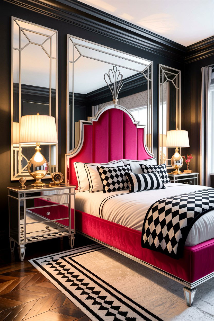 Hollywood Regency Bedroom - 30 bedroom designs