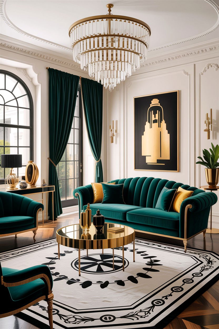 Hollywood Regency Living Room - 30 Hollywood living room ideas