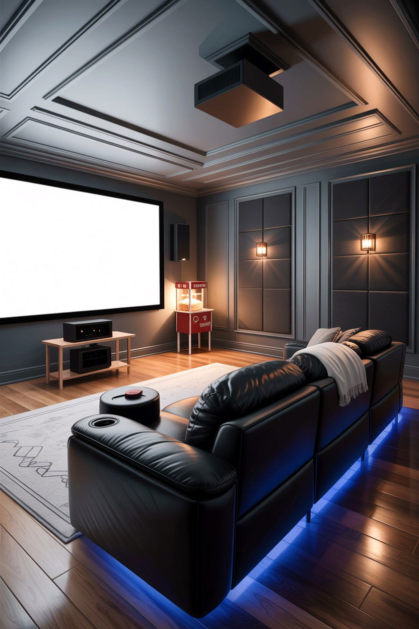 Home Cinema Room - 30 bedroom conversion ideas