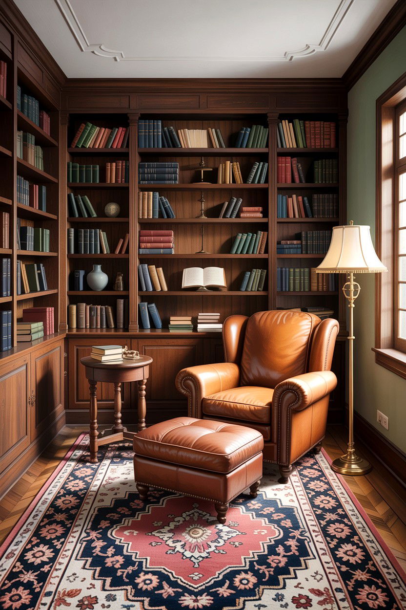 Home Library Room - 30 bedroom conversion ideas
