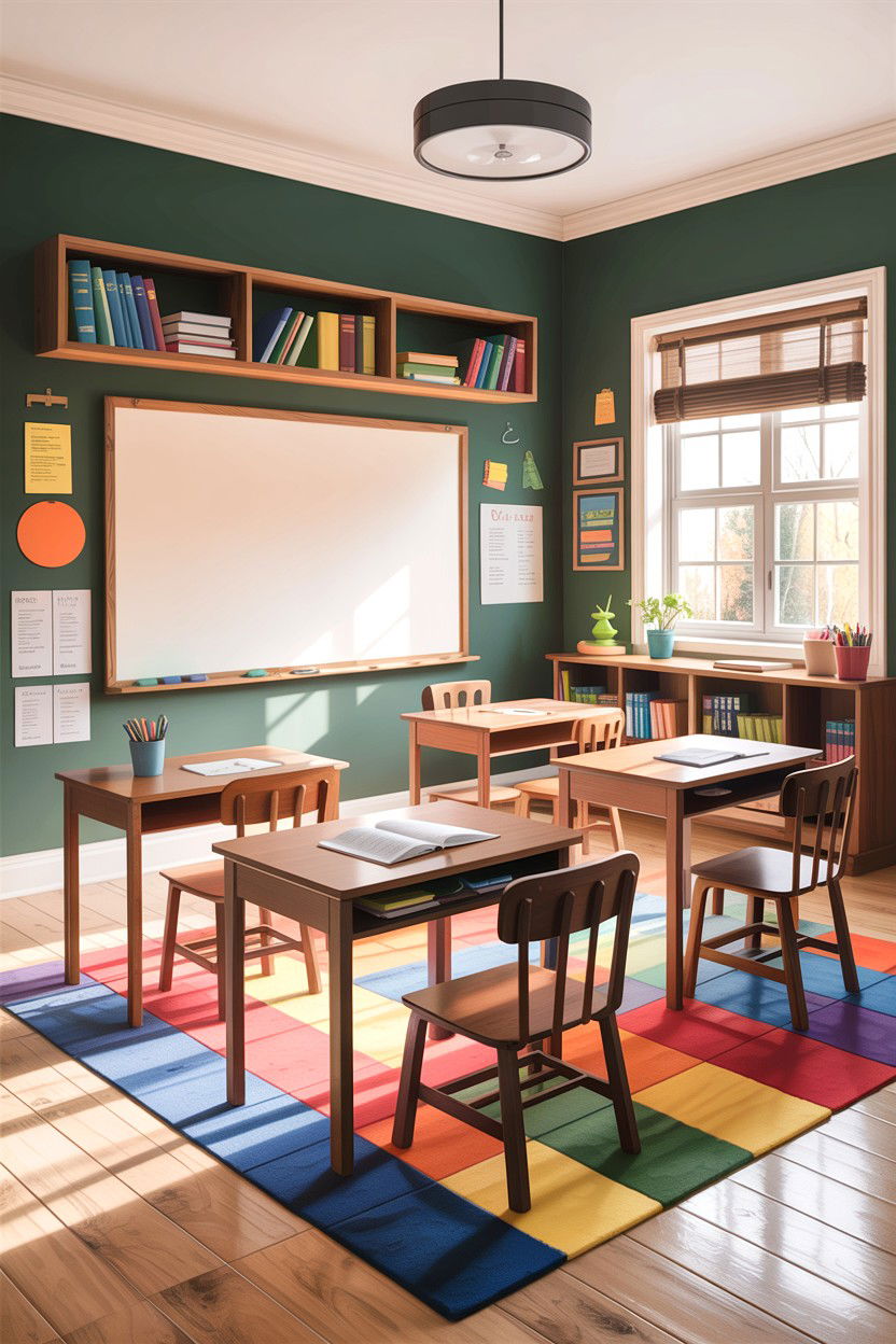 Home School Room - 30 bedroom conversion ideas