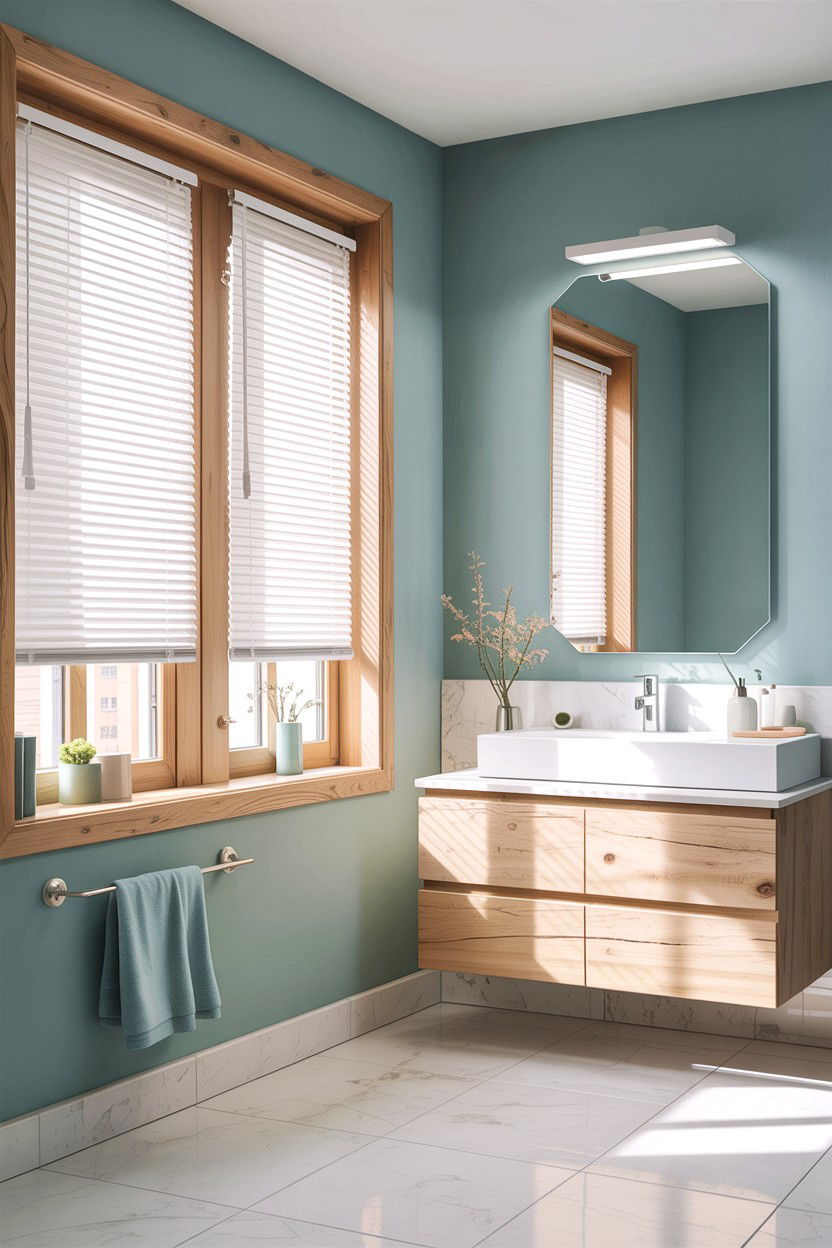 Honeycomb Blinds - 30 bathroom blinds ideas