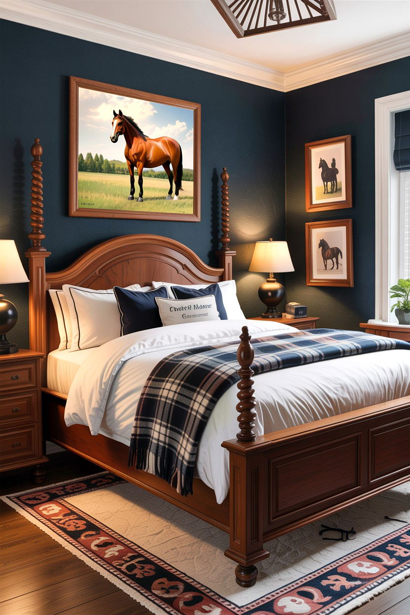 Horse Bedroom - 30 animal themed bedroom ideas