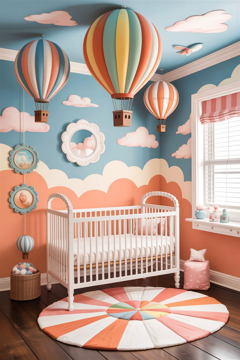 Hot Air Balloon Nursery - 30 baby bedroom ideas