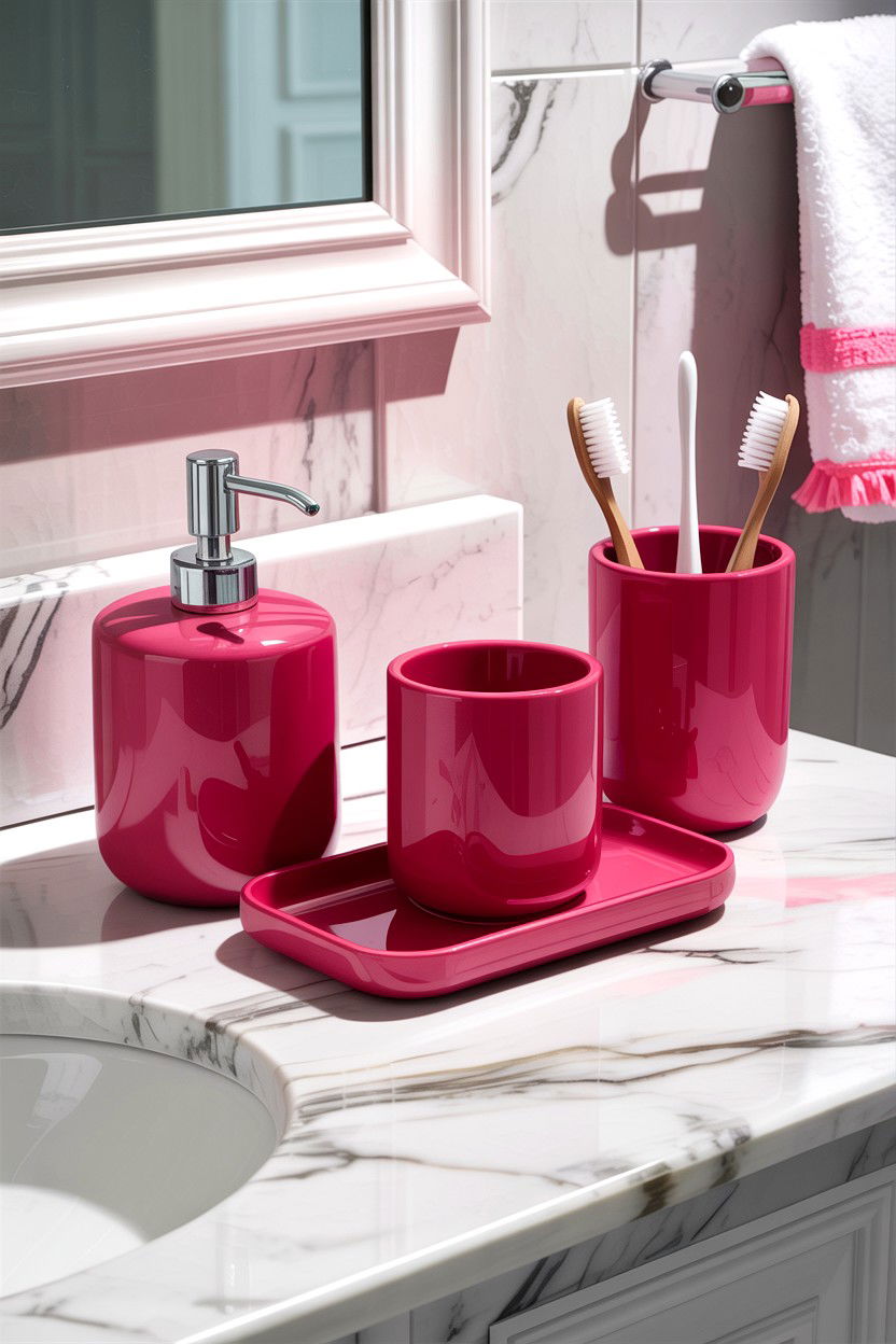 30 Vibrant Hot Pink Bathroom Ideas for a Bold Style