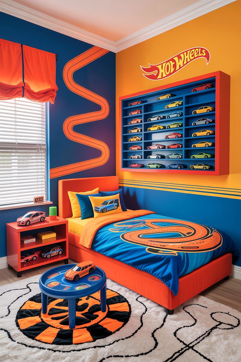 Hot wheels bedroom - 30 car themed bedroom ideas