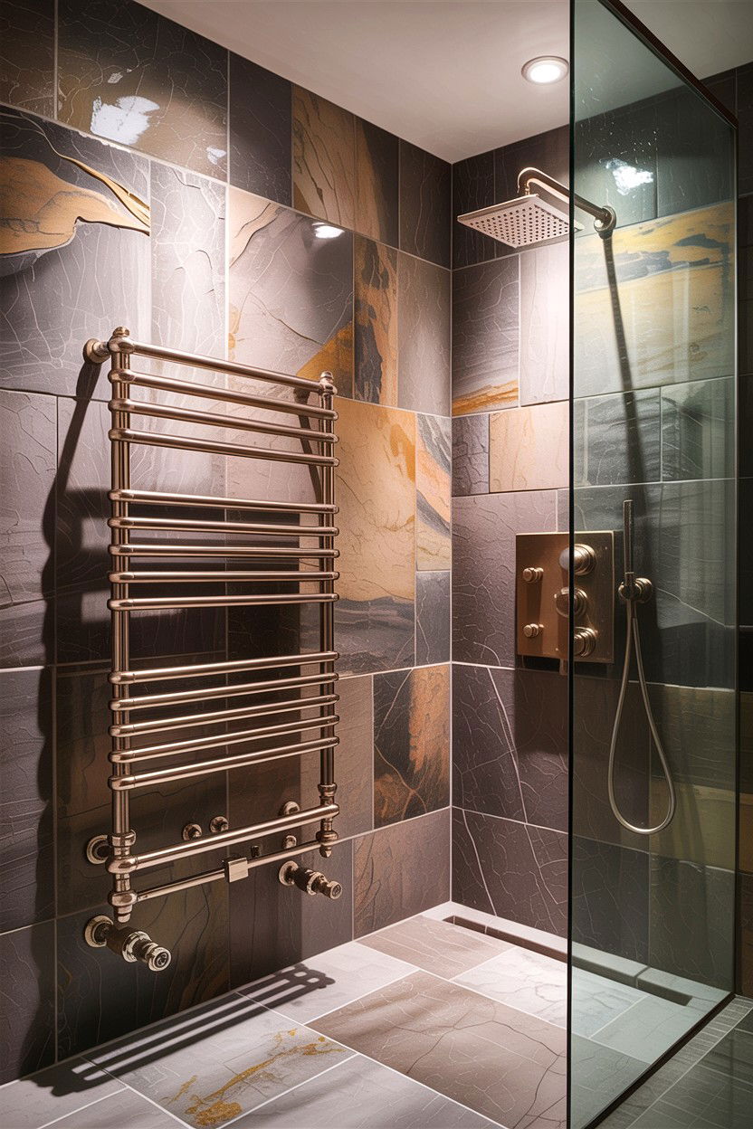 Hydronic Towel Warmer - 30 heated towel rack ideas