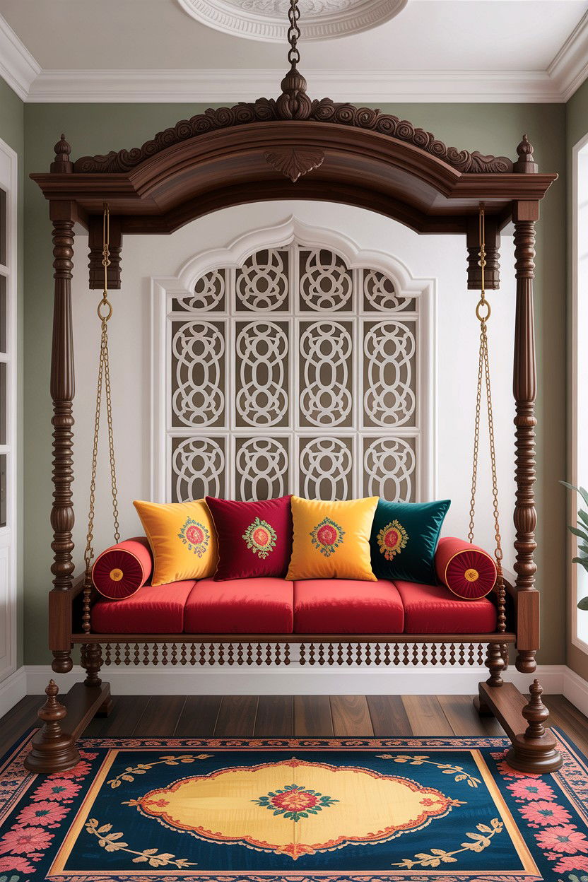 Indian Living Room Swing - 30 Indian living room ideas