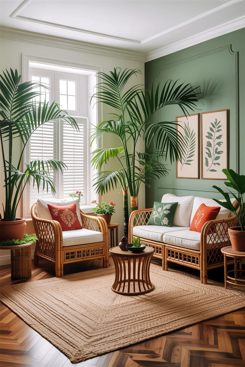 Indian Tropical Living Room - 30 Indian living room ideas