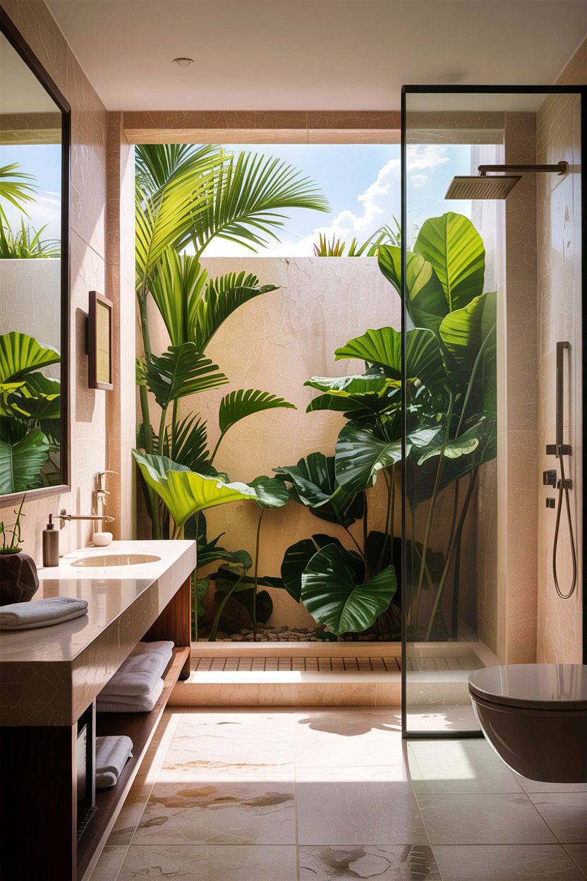 Indoor Outdoor Bathroom - 30 high-end bathroom ideas