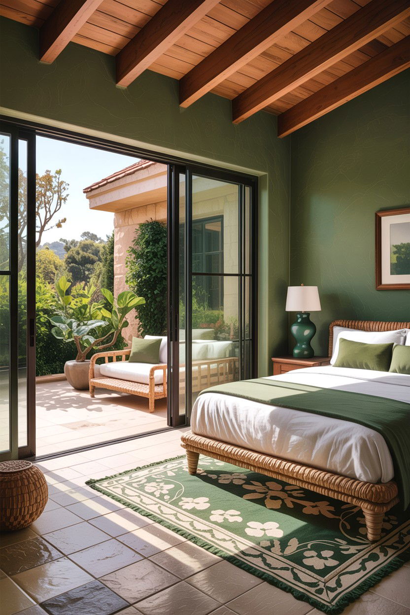 Indoor Outdoor Bedroom - 30 California casual bedroom ideas