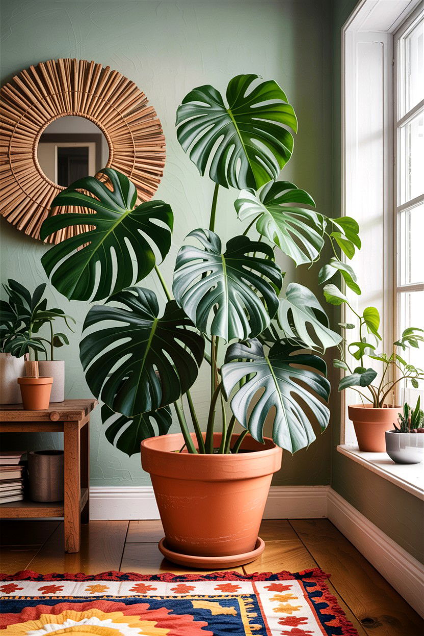 Indoor plants - 30 inexpensive living room ideas