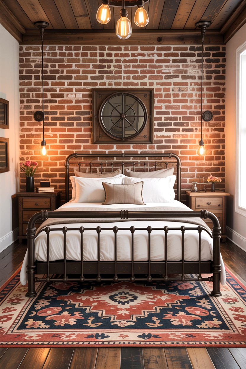 Industrial Antique Bedroom - 30 antique bedroom ideas