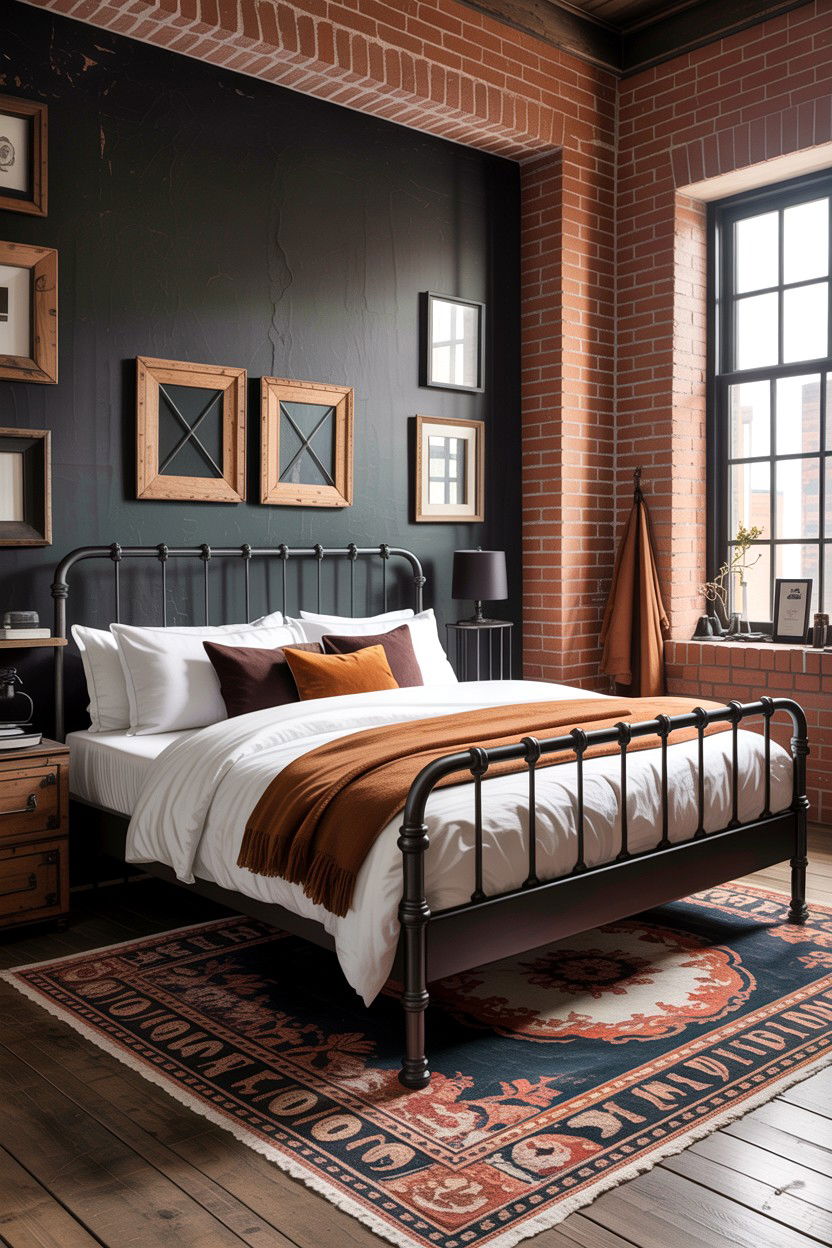 Industrial Bedroom - 30 bedroom renovation ideas