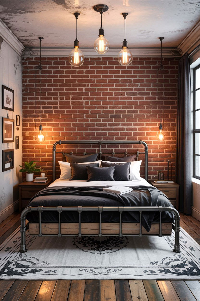 Industrial Bedroom - 30 bedroom styling ideas