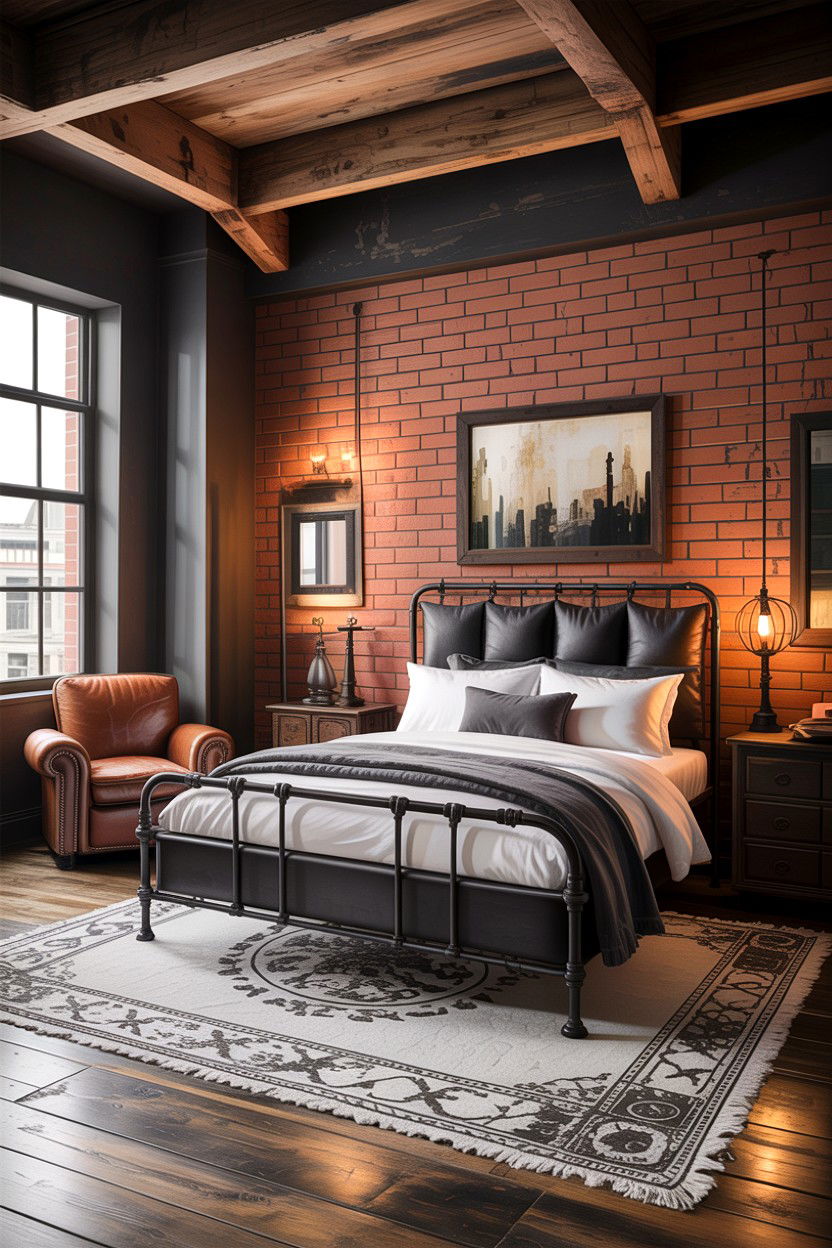 Industrial Bedroom Suite - 30 bedroom suite ideas