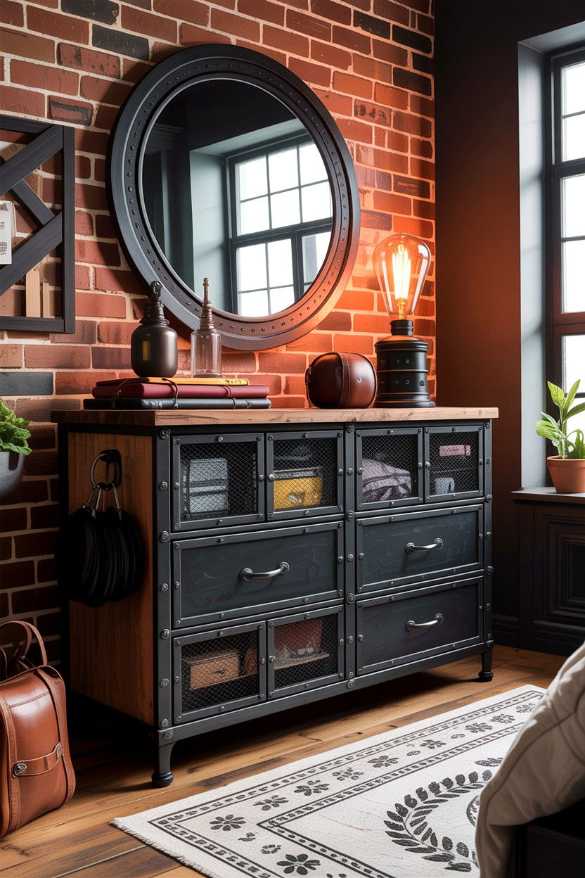 Industrial Black Dresser - 30 bedroom black dressers