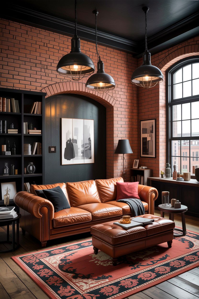 Industrial Chic Luxury Living Room - 30 high end living room ideas
