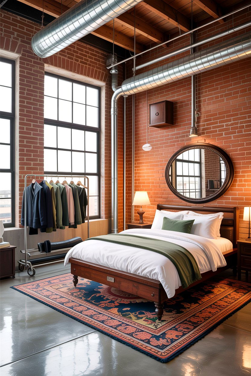 Industrial Dance Loft Bedroom - 30 dance bedroom ideas