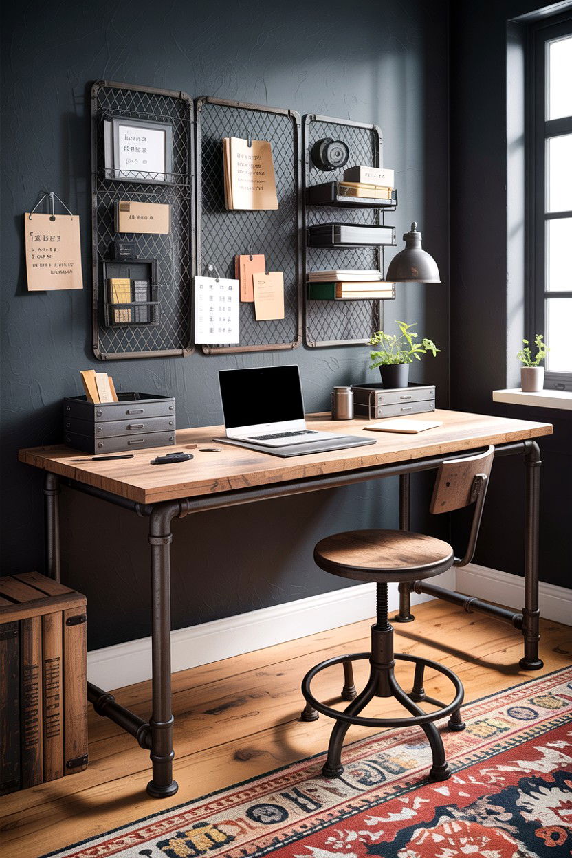 Industrial Desk - 30 bedroom writing desks