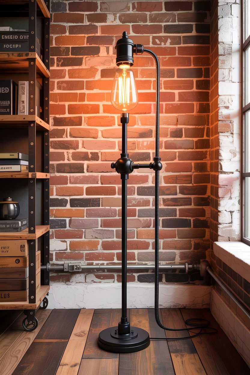Industrial Floor Lamp - 30 bedroom floor lamps