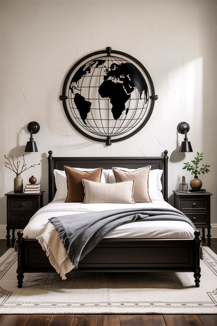 Industrial Globe Wall Sconce - 30 bedroom globes
