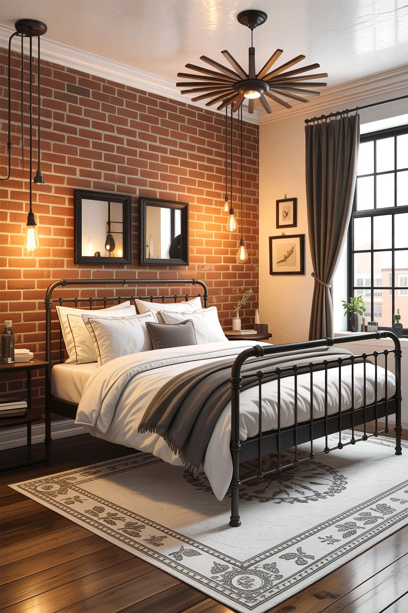 Industrial Ivory Bedroom - 30 ivory bedroom ideas