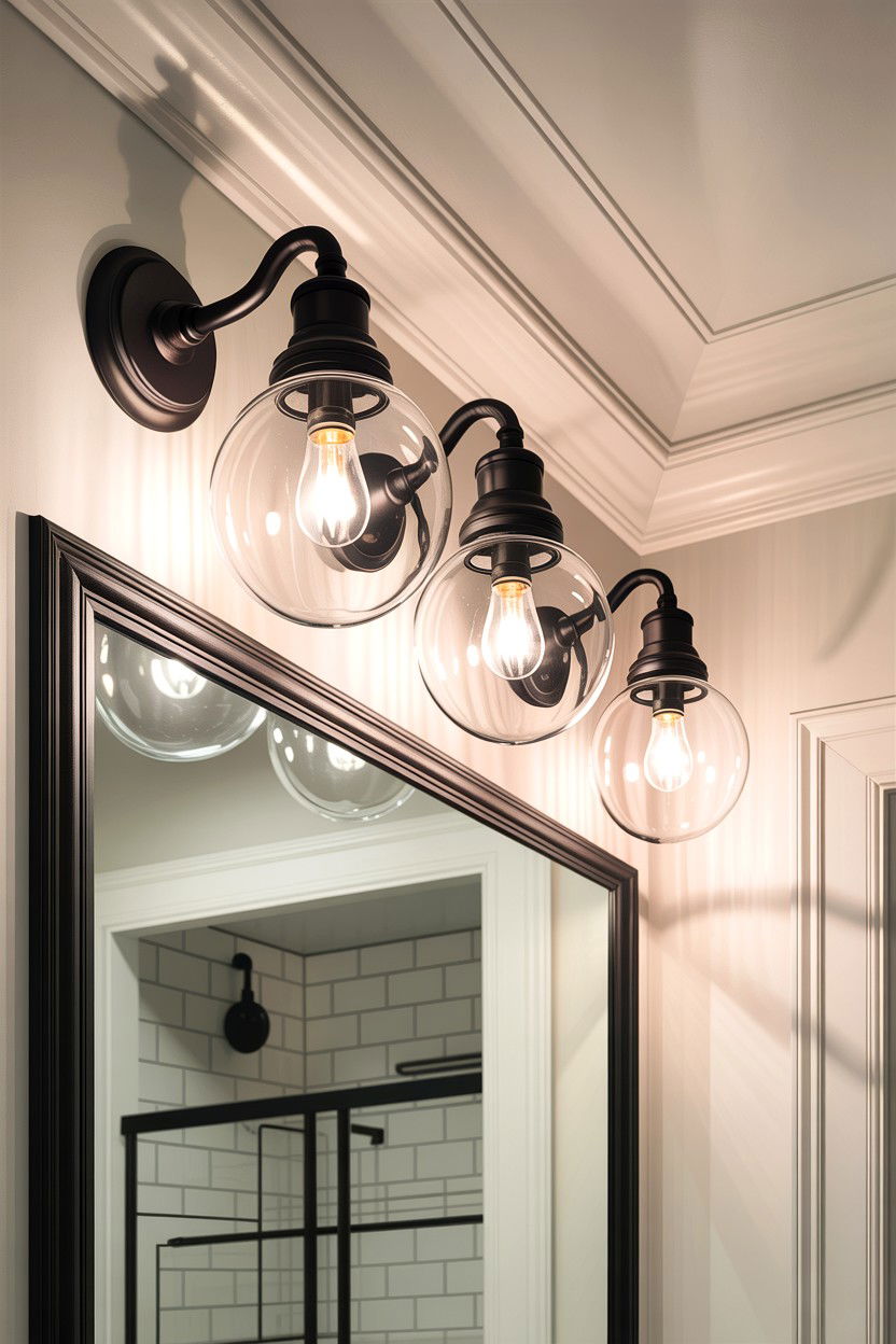 Industrial Lighting - 30 contemporary bathroom ideas