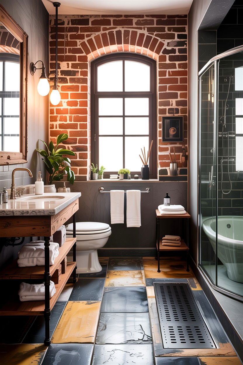 Industrial Loft Bathroom Floor - 30 heated bathroom floor ideas