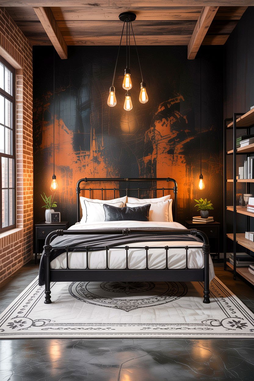 Industrial Loft Bedroom - 30 before and after bedroom ideas