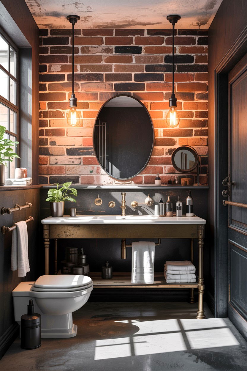 Industrial Style Bathroom - 30 gorgeous bathroom ideas
