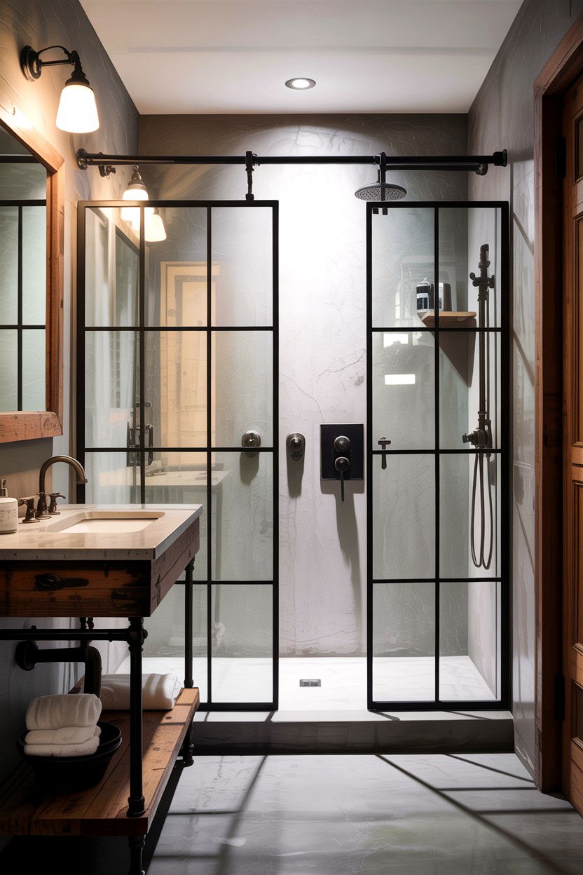 Industrial Style Bathroom - 30 interior designer bathroom ideas